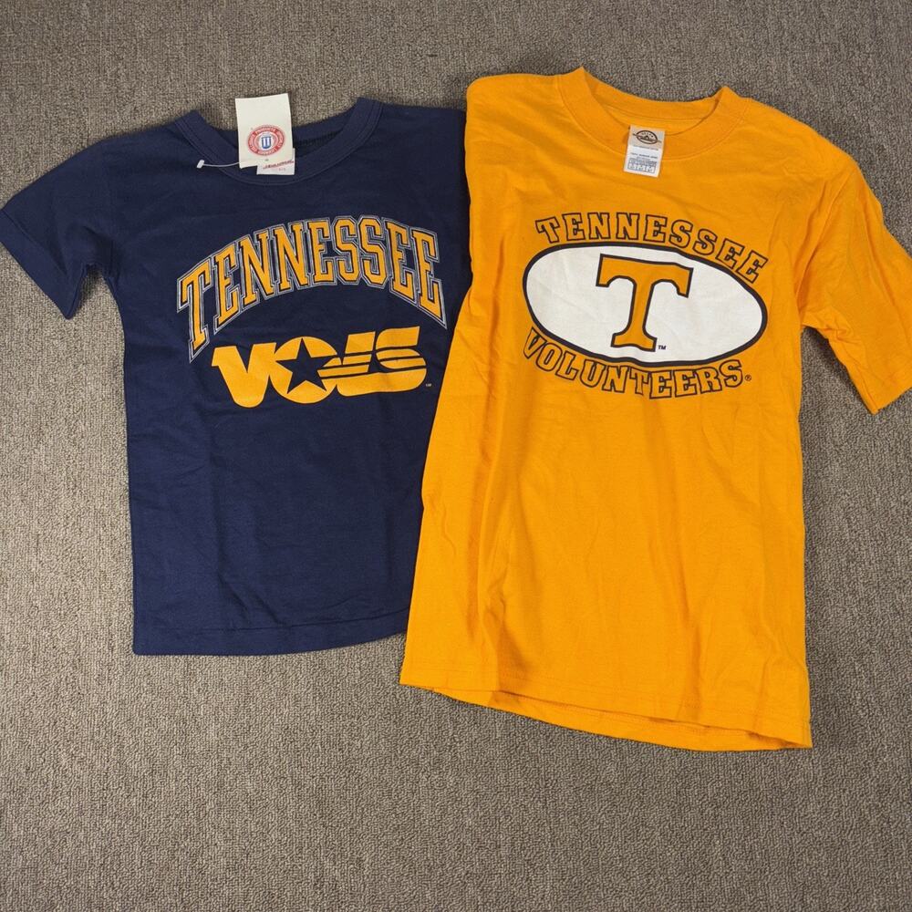 University If Tennessee Vols Youth T-shirt Bundle Small 6/8 NWT Vintage